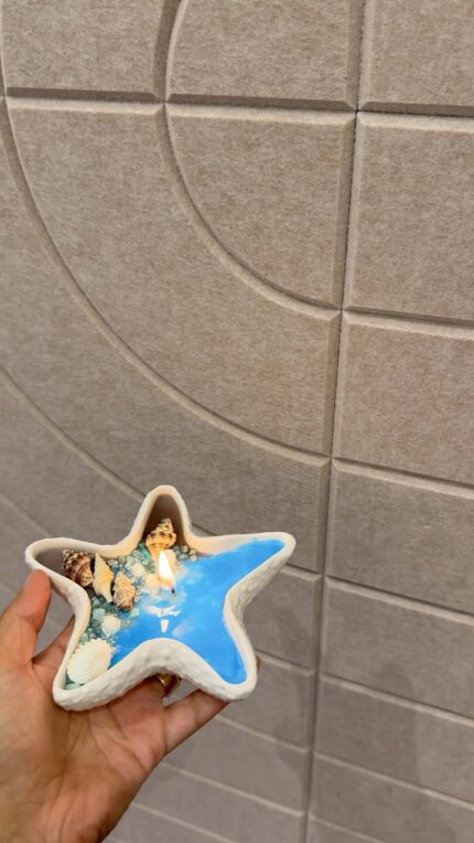 Ocean starfish candle