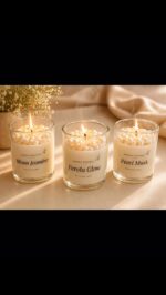 Pearl Trio candles